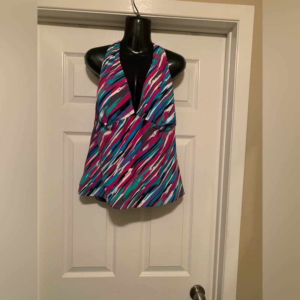 NWT Beach Party Tankini Bathing Suit Top